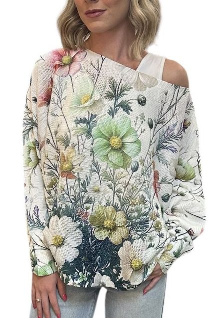 Bouquet Boatneck Sweater