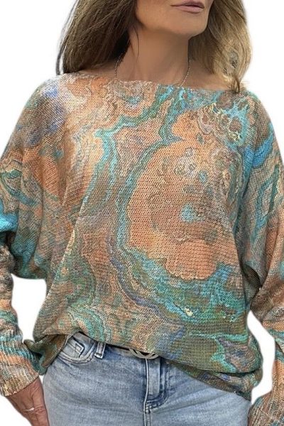 teal boatneck