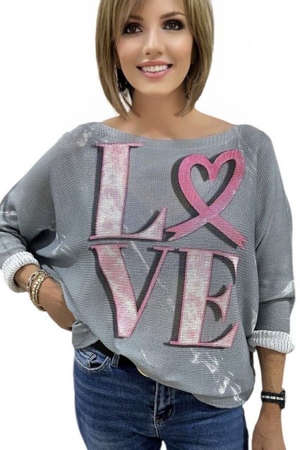 LOVE Boatneck Sweater